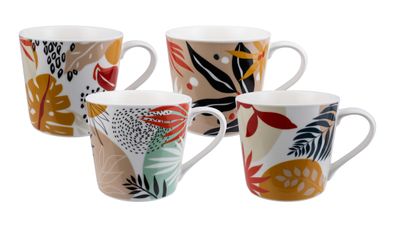 BUNDANOON Mod Mug Set - 400ml - Abstract Paradise