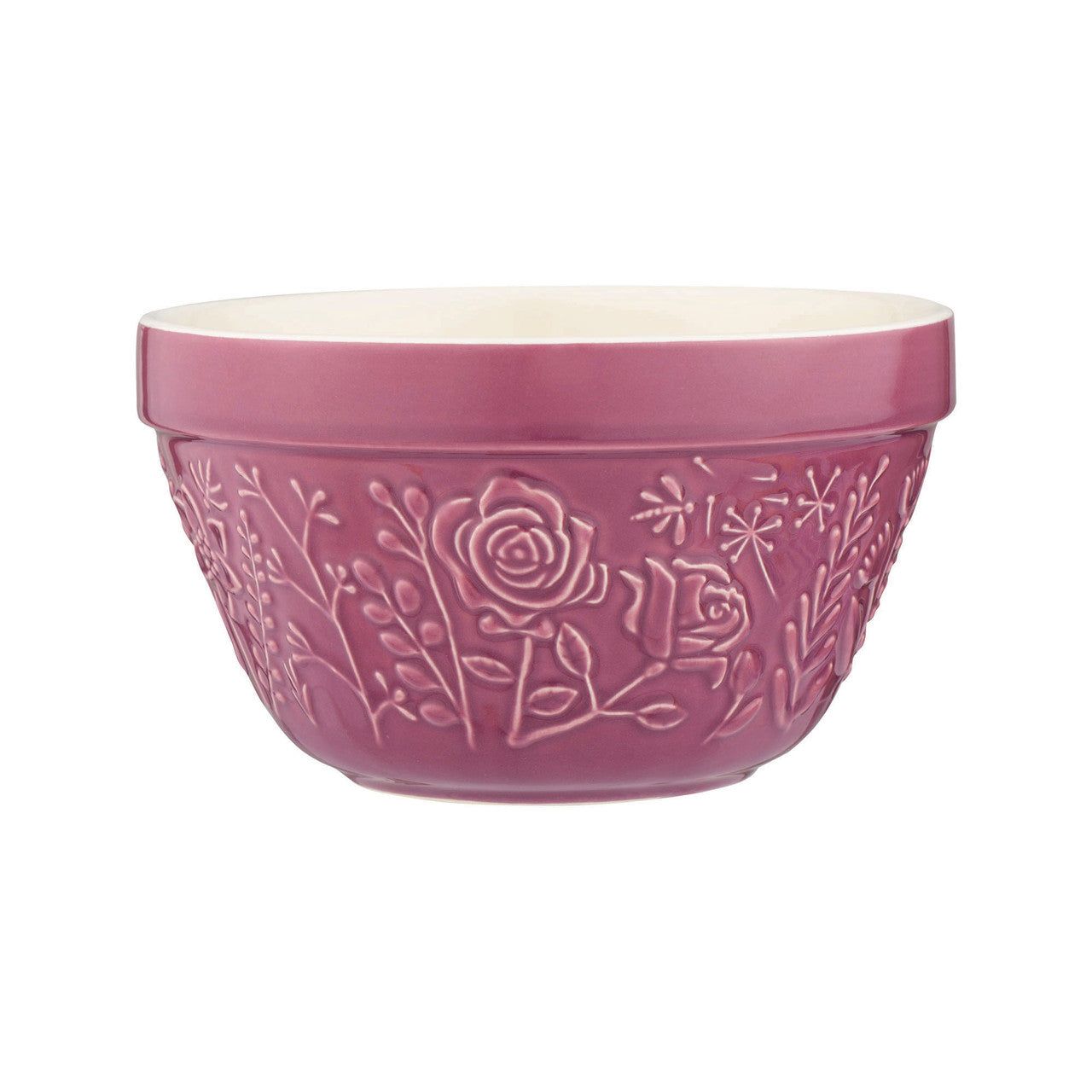 MASON CASH In the Meadow Purple Rose Pudding Basin, 16 x 9cm / 900ml - Purple
