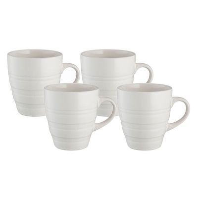 MASON CASH Original Cane Cream Set of 4 Mugs 350ml