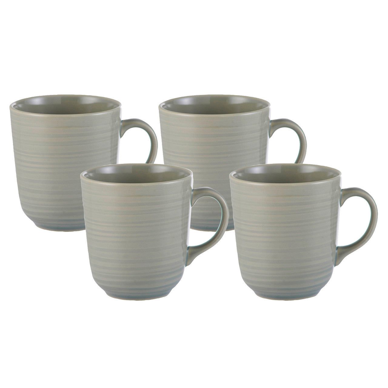 MASON CASH William Mason Grey Set of 4 Mugs