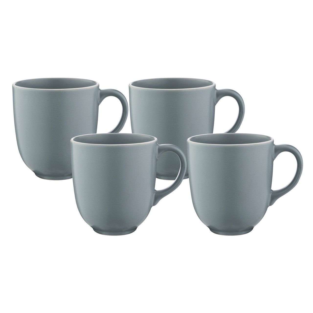 MASON CASH Classic Collection Grey Set of 4 Mugs, 400ml