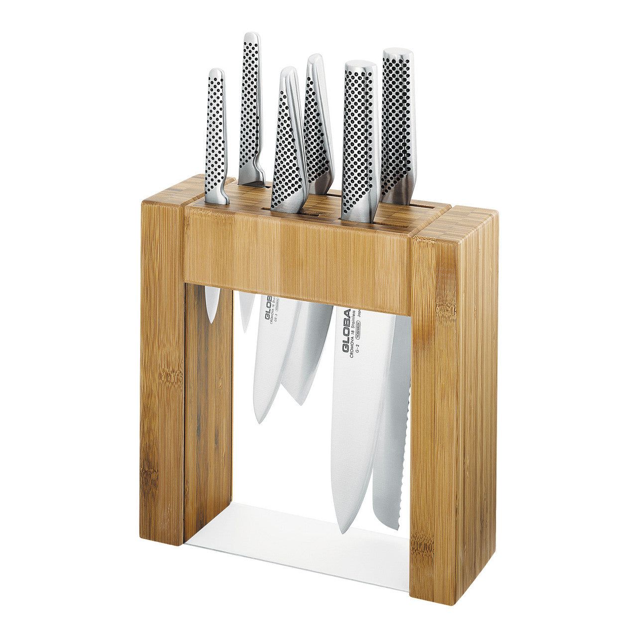 GLOBAL Ikasu 7 Piece Knife Block Set