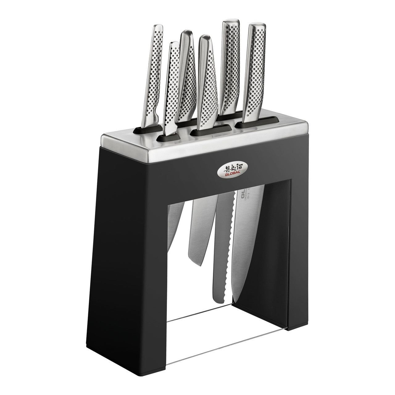 GLOBAL Kabuto 7 Piece Knife Block Set
