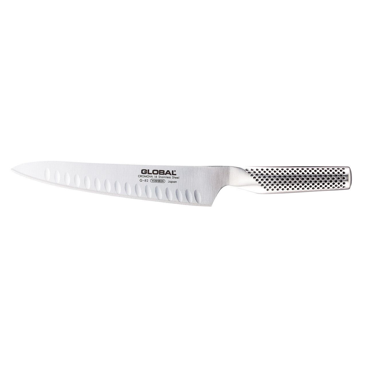 GLOBAL Classic 21cm Carving Knife - Fluted G-82