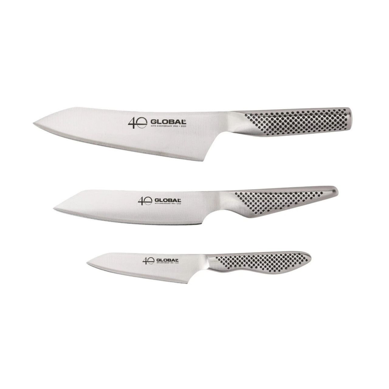 GLOBAL 40th Anniversary 3 Piece Knife Set G-458110/AB