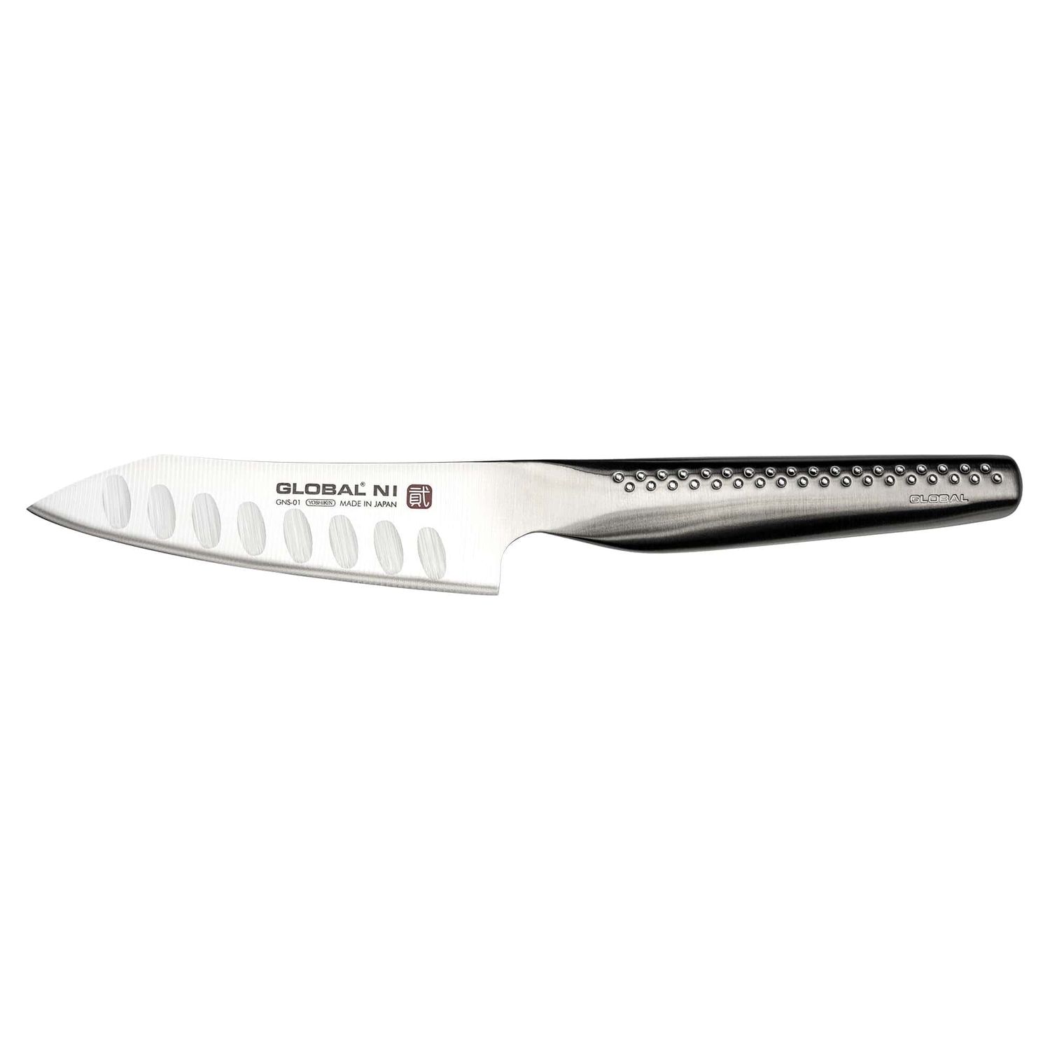 GLOBAL GNS-01 Ni Fluted Oriental Cook's Knife 11cm