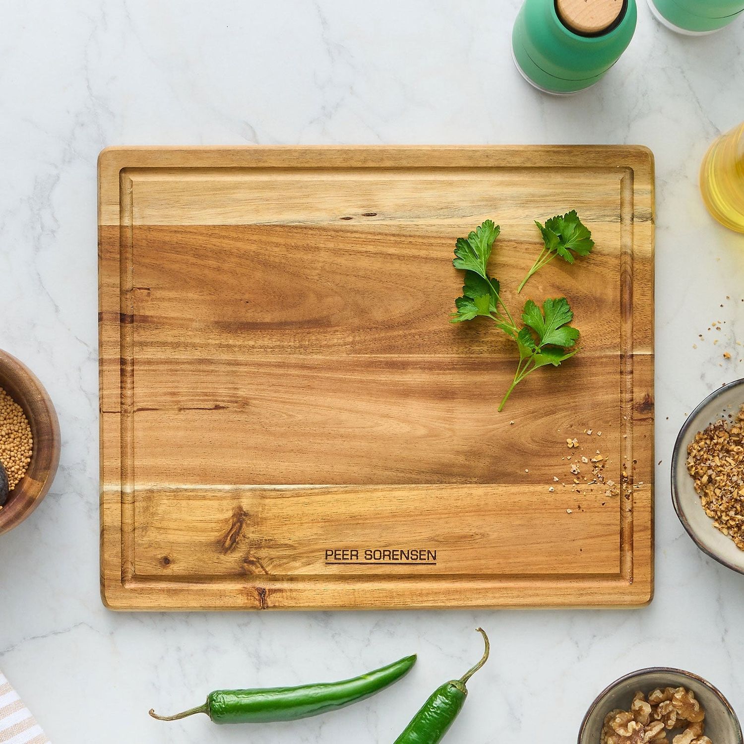 PEER SORENSEN Steak Serving Board, 30 x 25 x 1.2cm