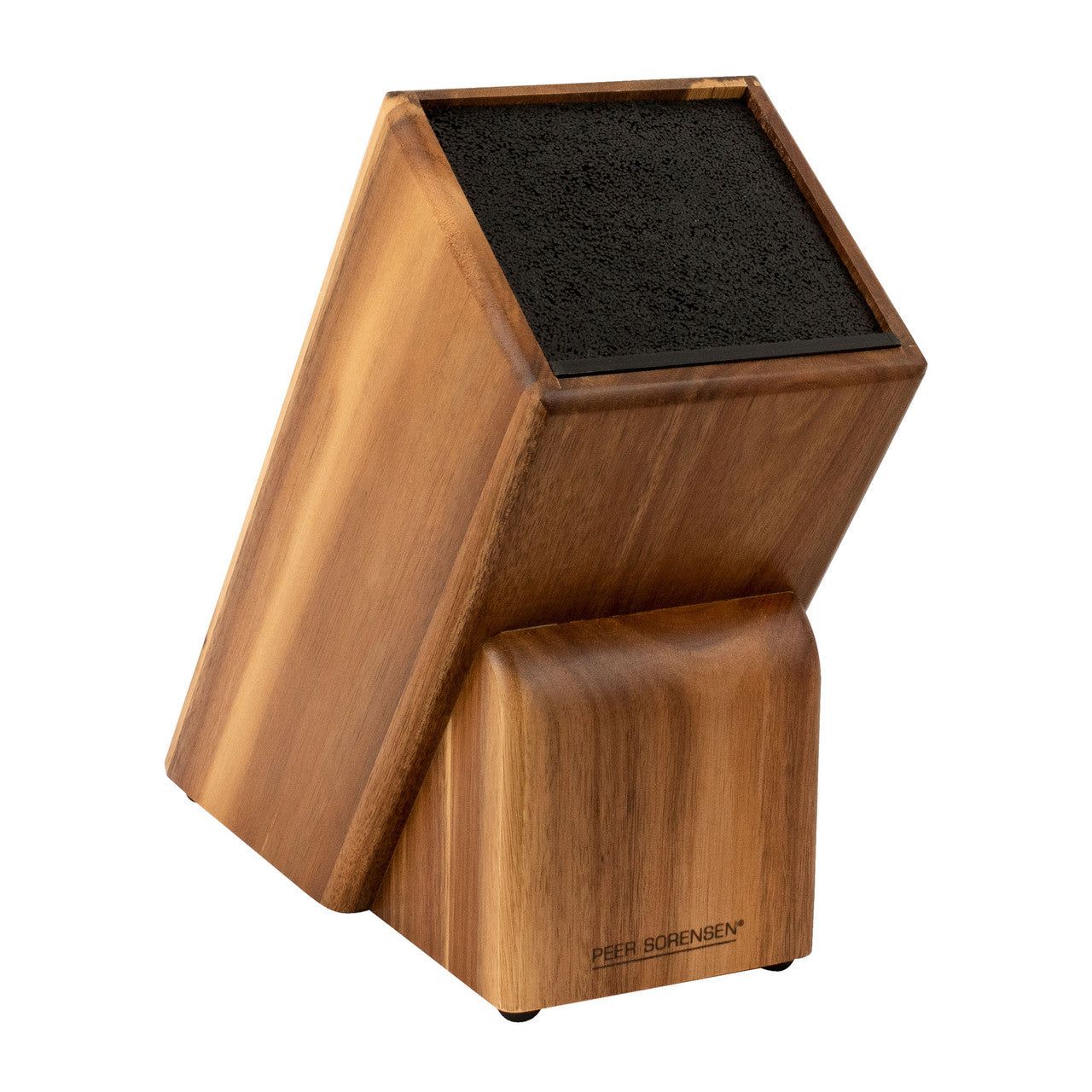 PEER SORENSEN iBlock Intelligent Knife Block - Acacia, 28 x 12.6 x 26cm
