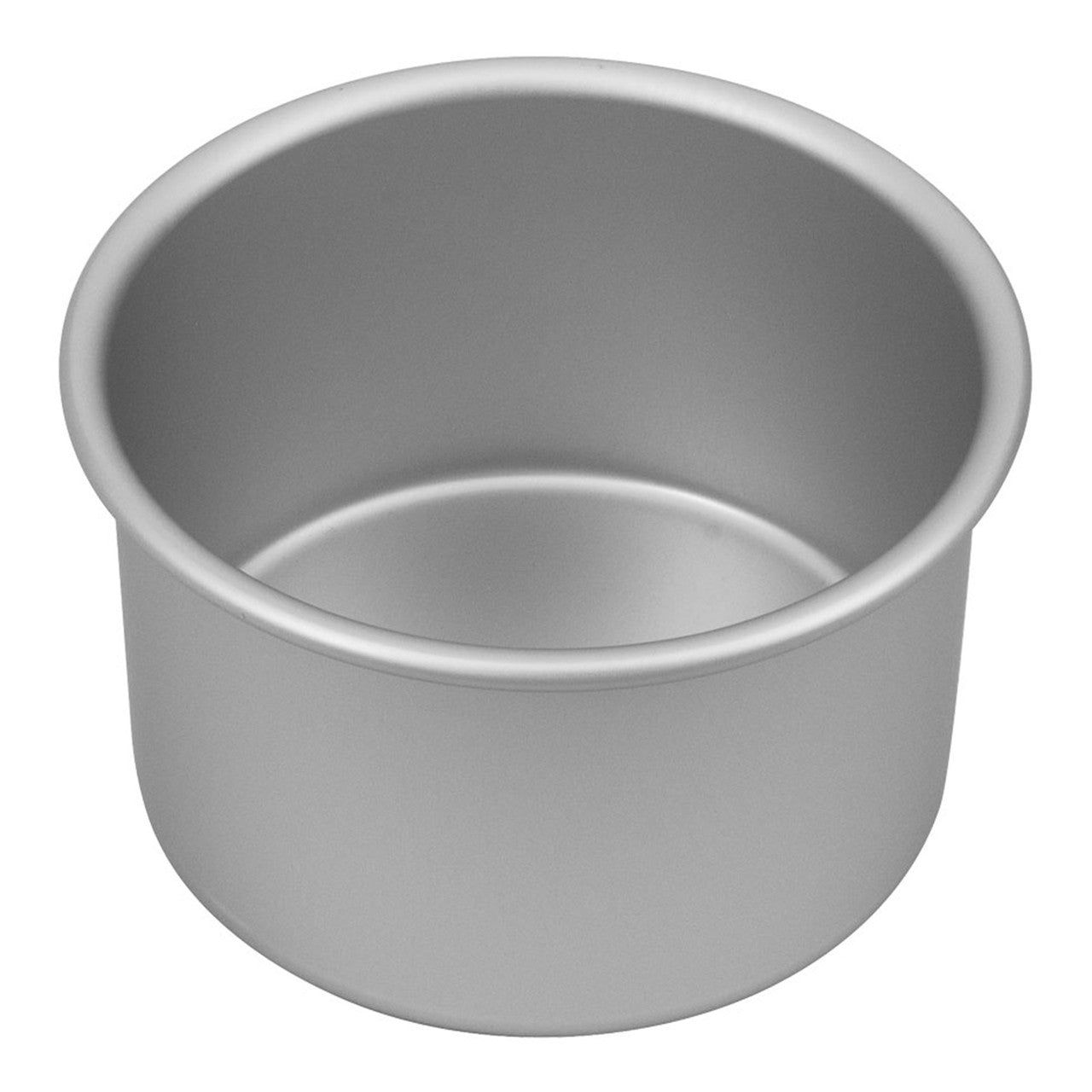 BAKEMASTER Silver Anodised Round Deep Cake Pan, 15 x 10cm