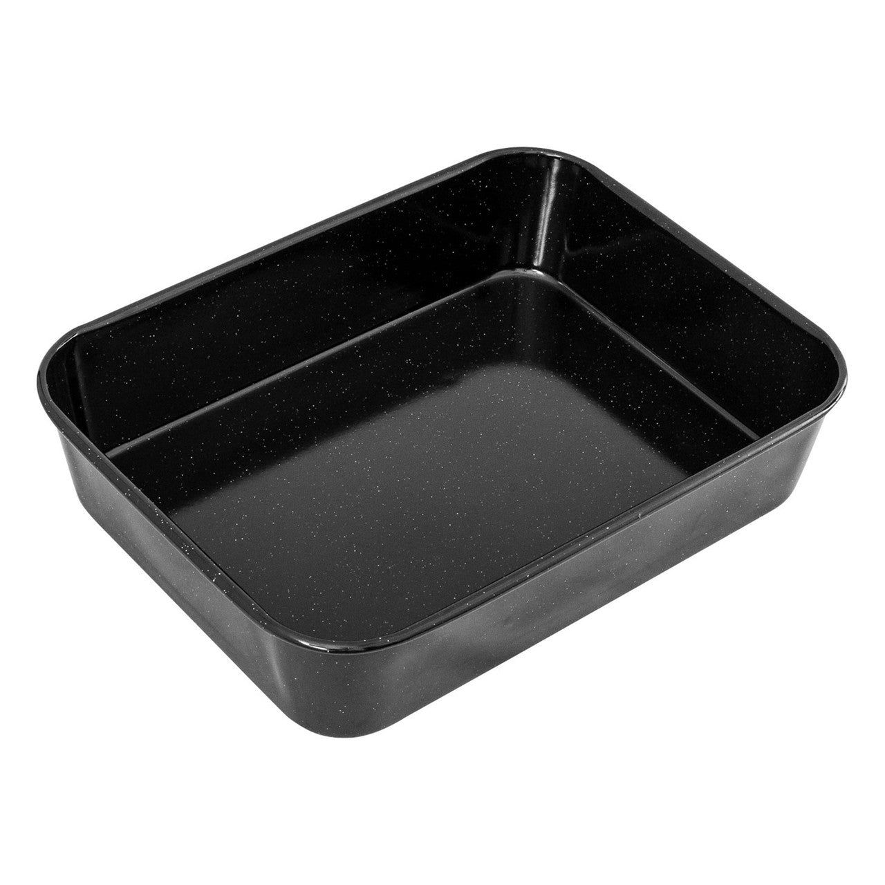 BAKEMASTER Professional Vitreous Enamel Baking Pan, 35 x 25 x 6cm