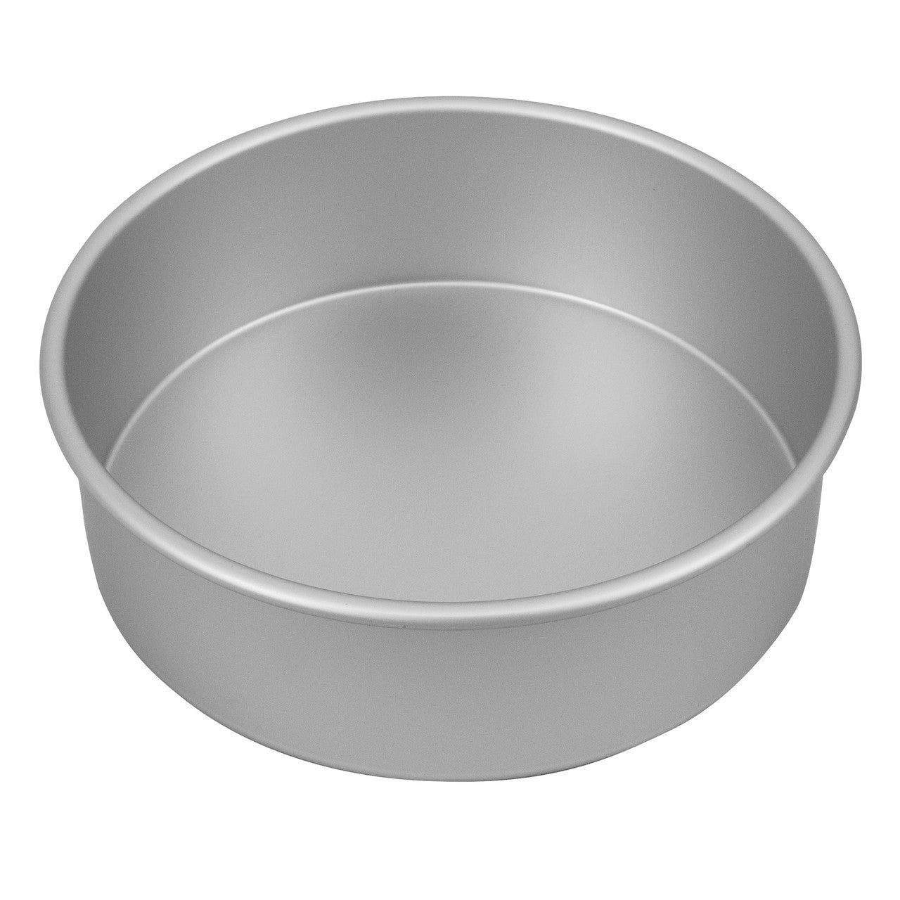 BAKEMASTER Silver Anodised Round Cake Pan, 22.5 x 7.5cm