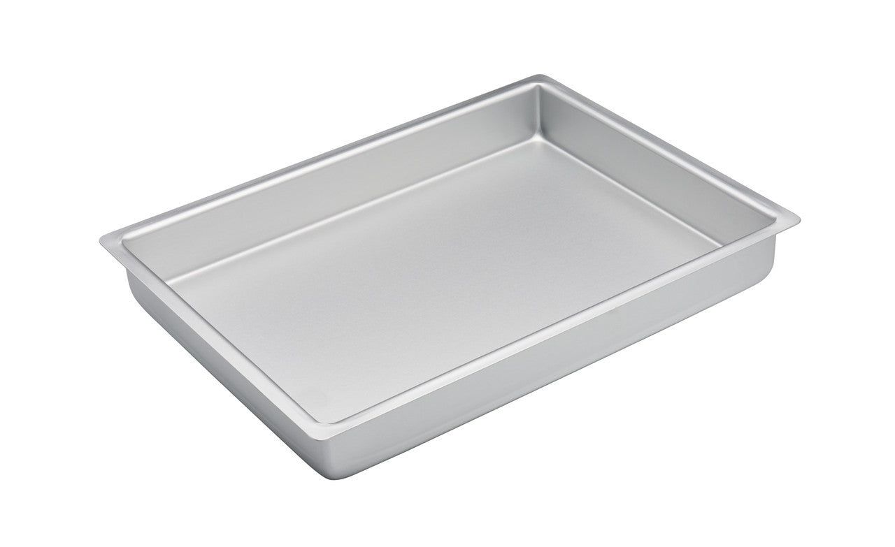BAKEMASTER Silver Anodised Lamington Pan, 38 x 28 x 5cm