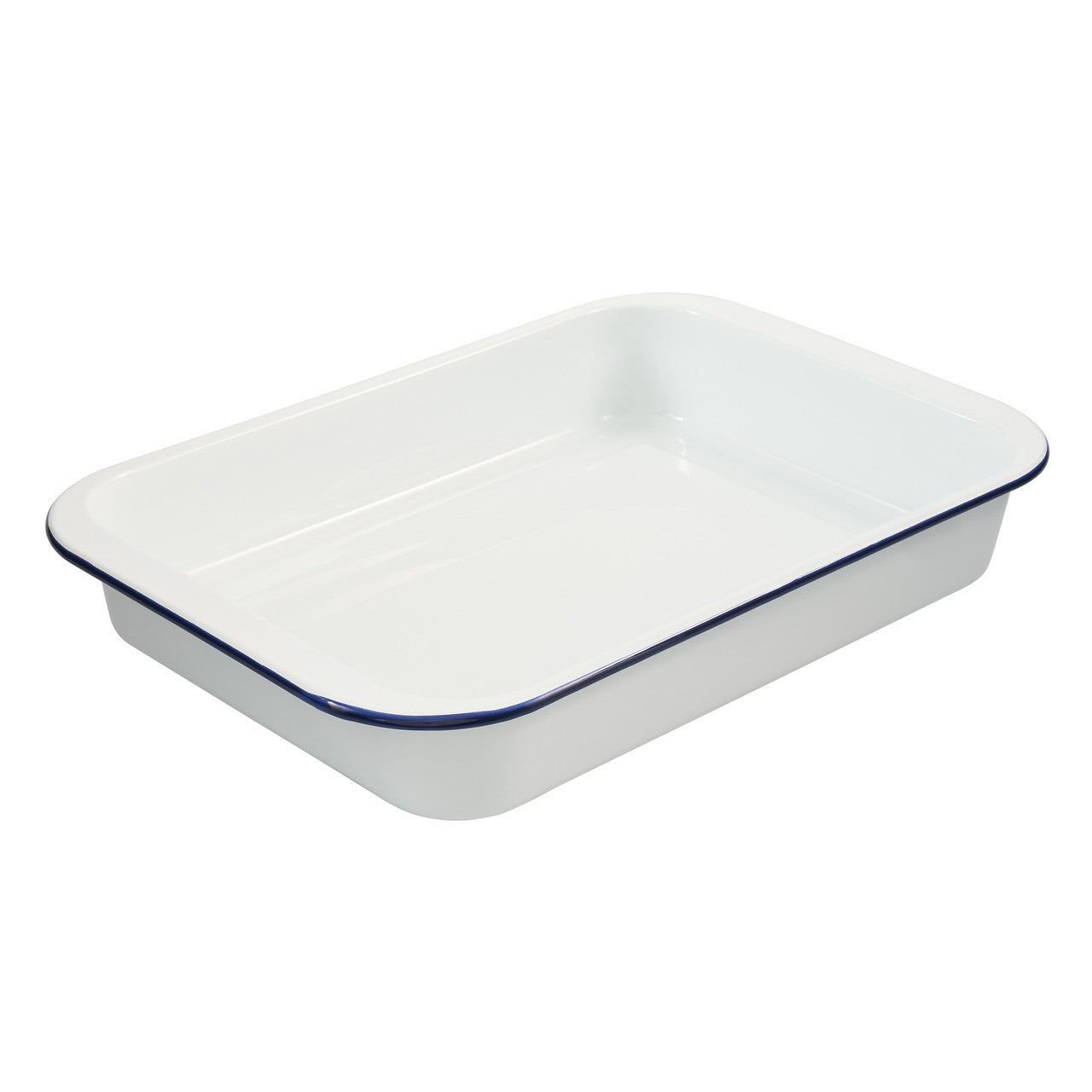 BAKEMASTER Enamel Bake and Roast Pan, 41 x 27 x 6cm