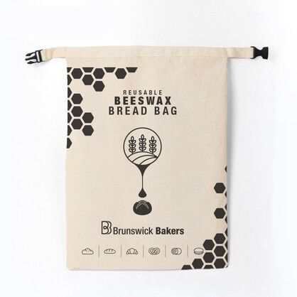 BRUNSWICK BAKERS Beeswax bread bag - 42x 32cm