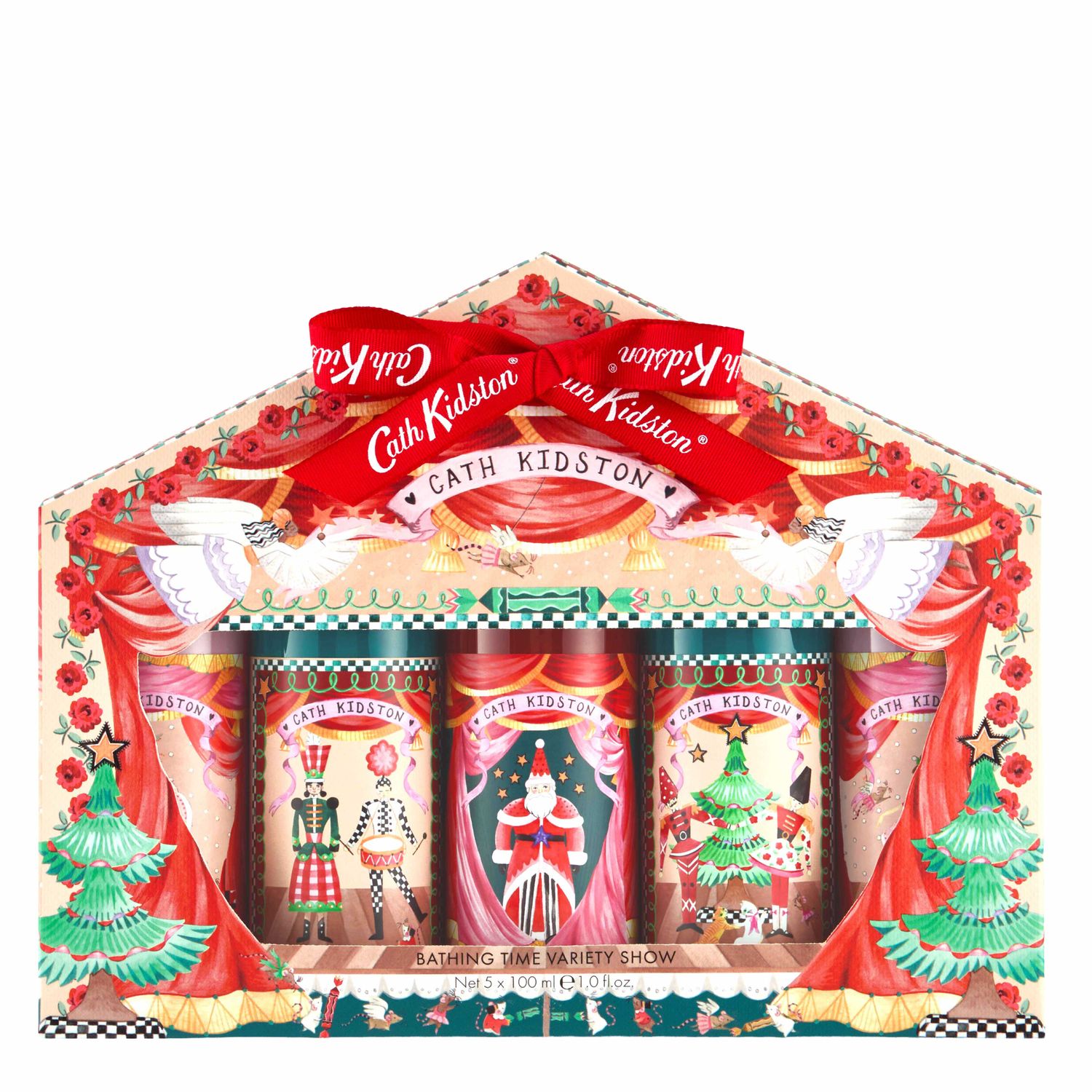 HEATHCOTE &amp; IVORY Cath Kidston Nutcracker Theatre Bathing Time Variety Show - 5 Piece