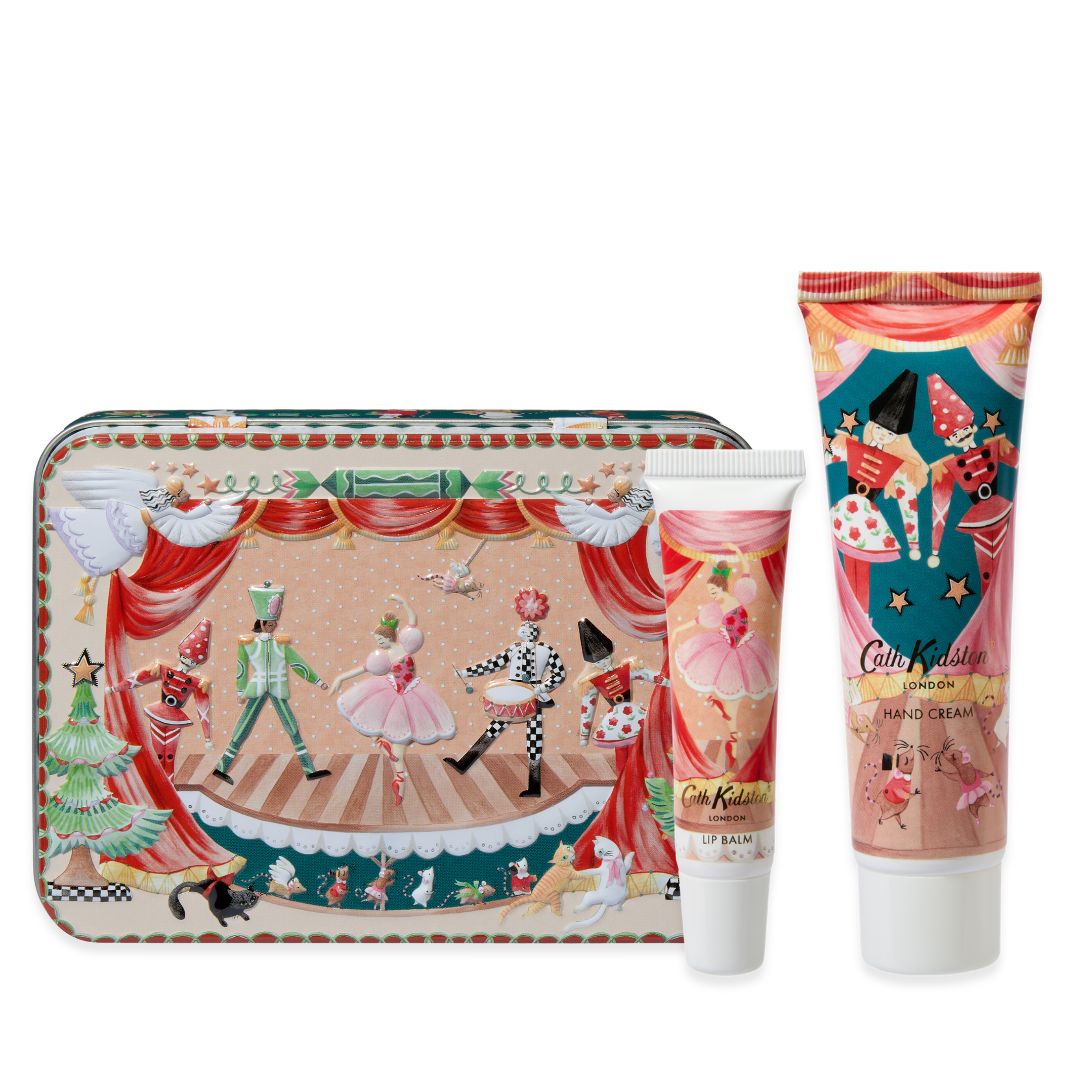 HEATHCOTE &amp; IVORY Cath Kidston Nutcracker Theatre Hand &amp; Lip Tin