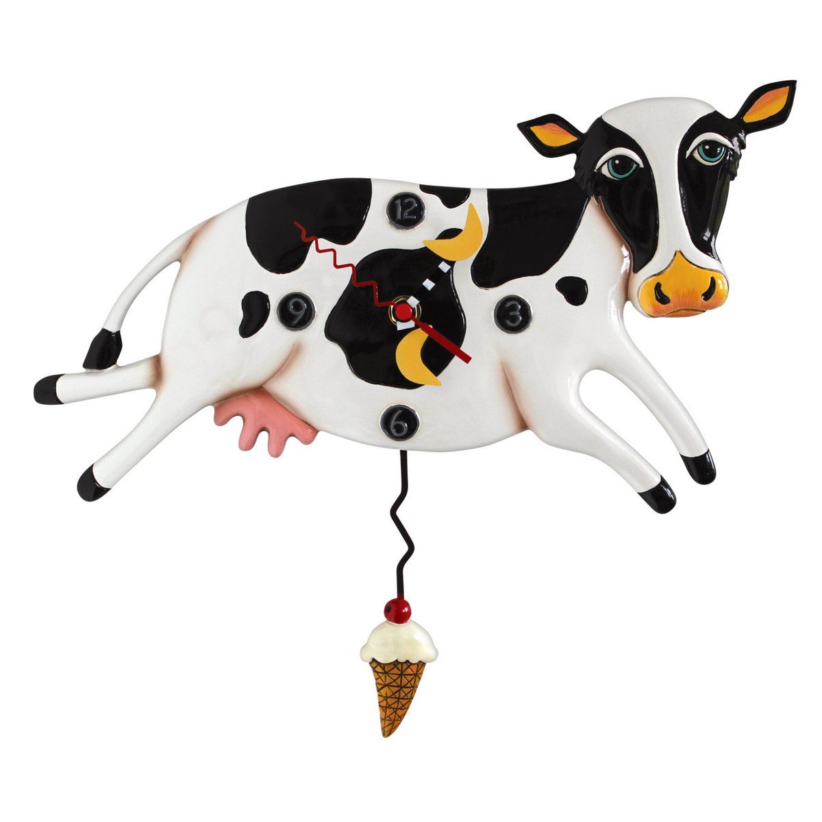 ALLEN DESIGNS Bessy Cow Clock