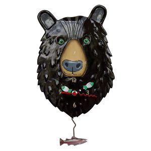 ALLEN DESIGNS Burly Bear Clock