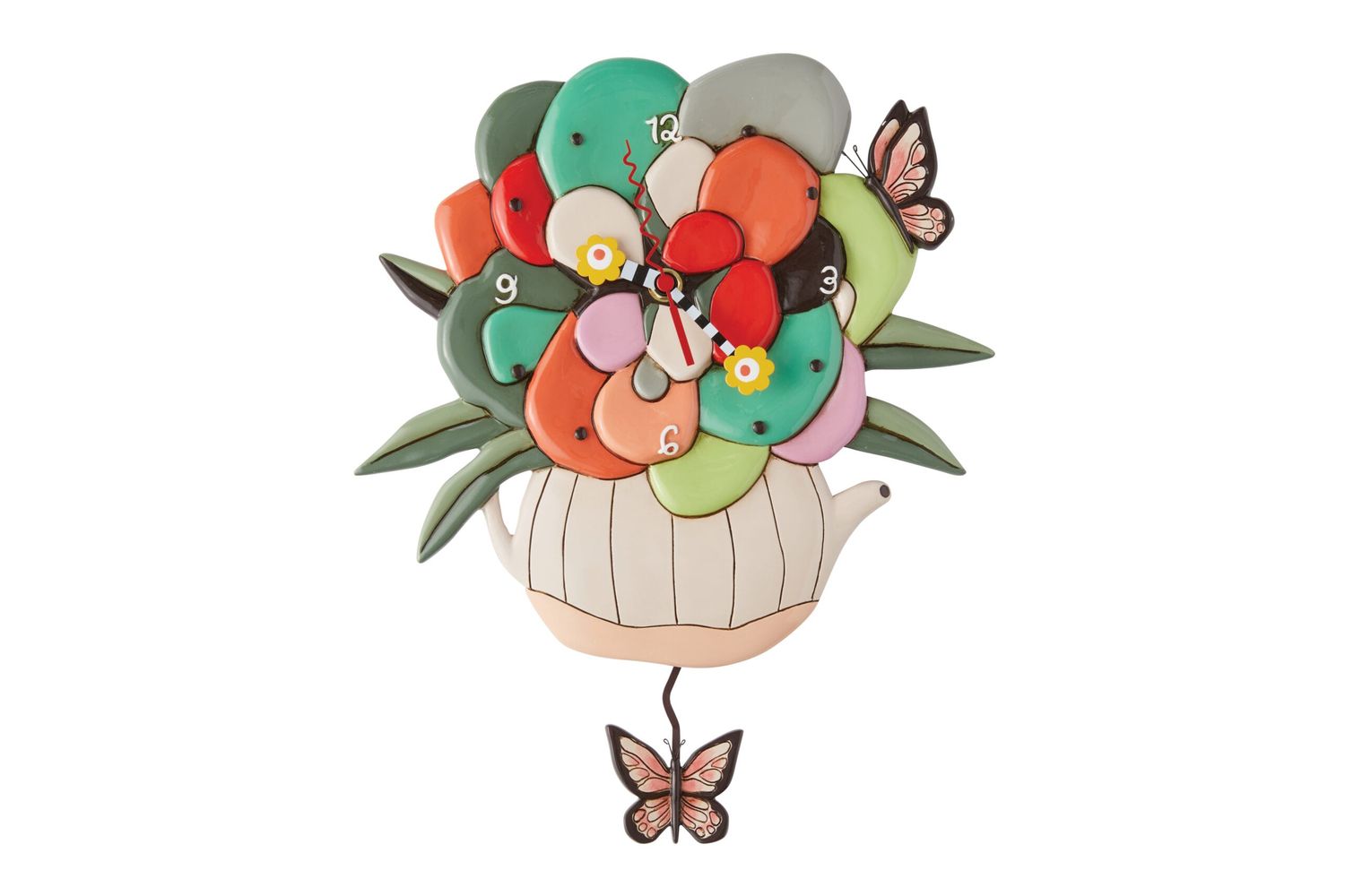 ALLEN DESIGNS Tea Posy Clock