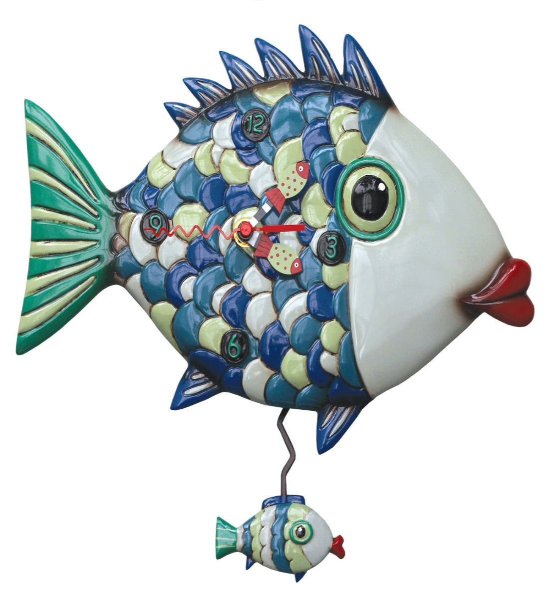 ALLEN DESIGNS Fishy Lips Clock