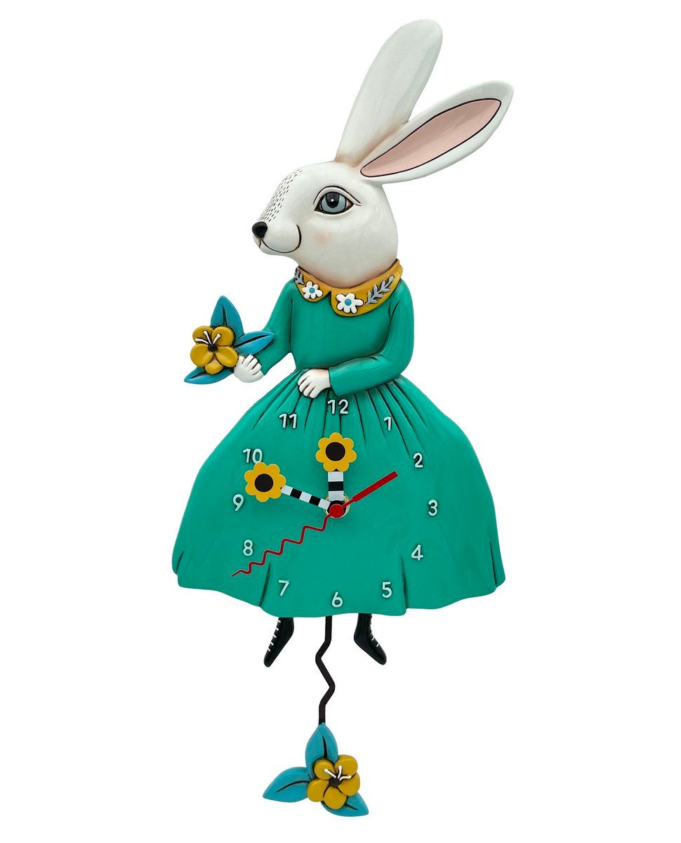 ALLEN DESIGNS I’m All Ears Bunny Clock