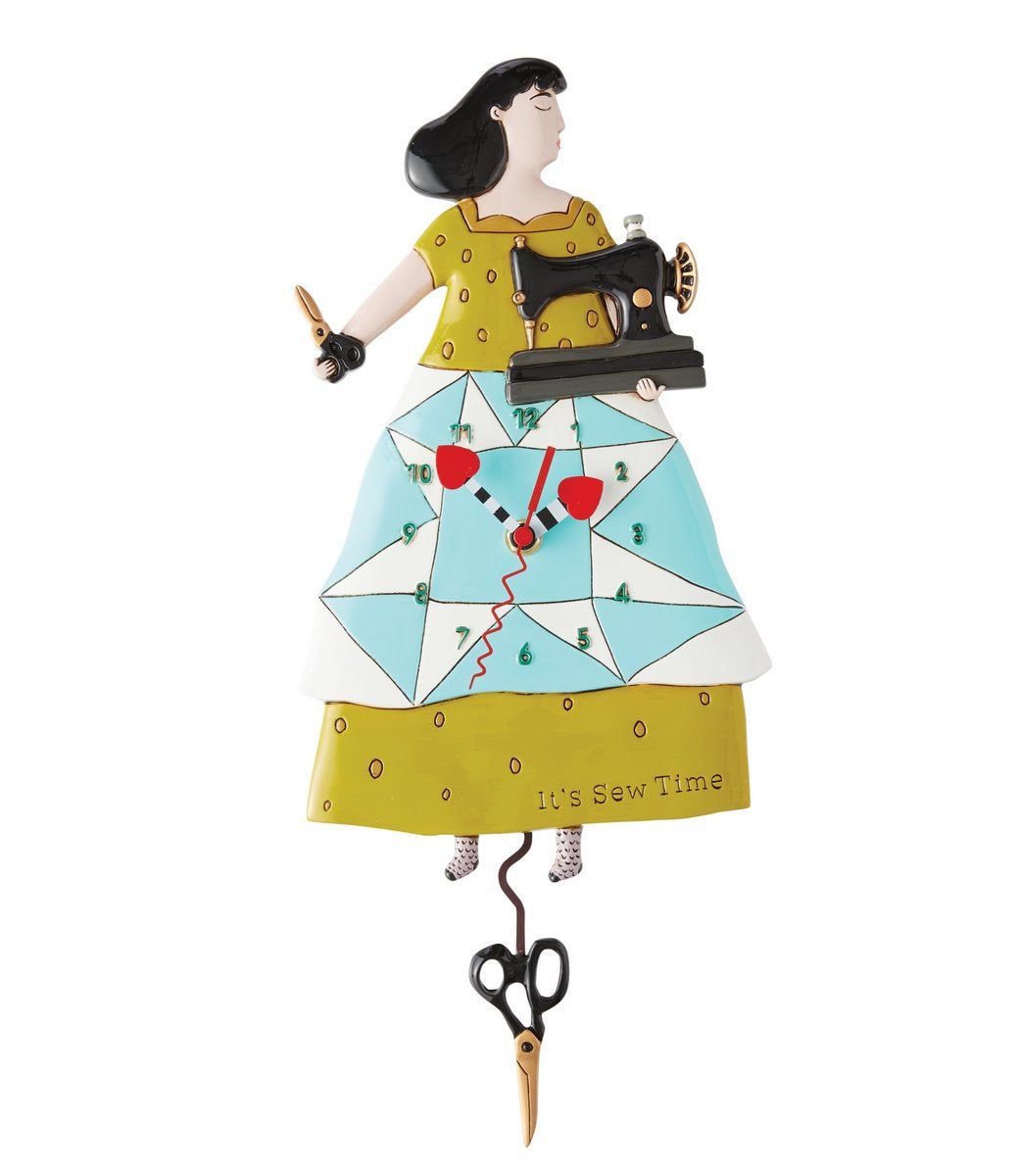 ALLEN DESIGNS It’s Sew Time Clock