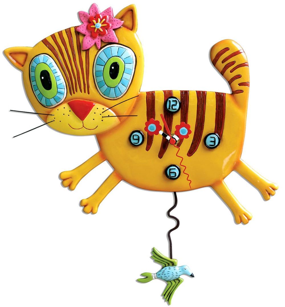 ALLEN DESIGNS Kimmy Kitty Clock