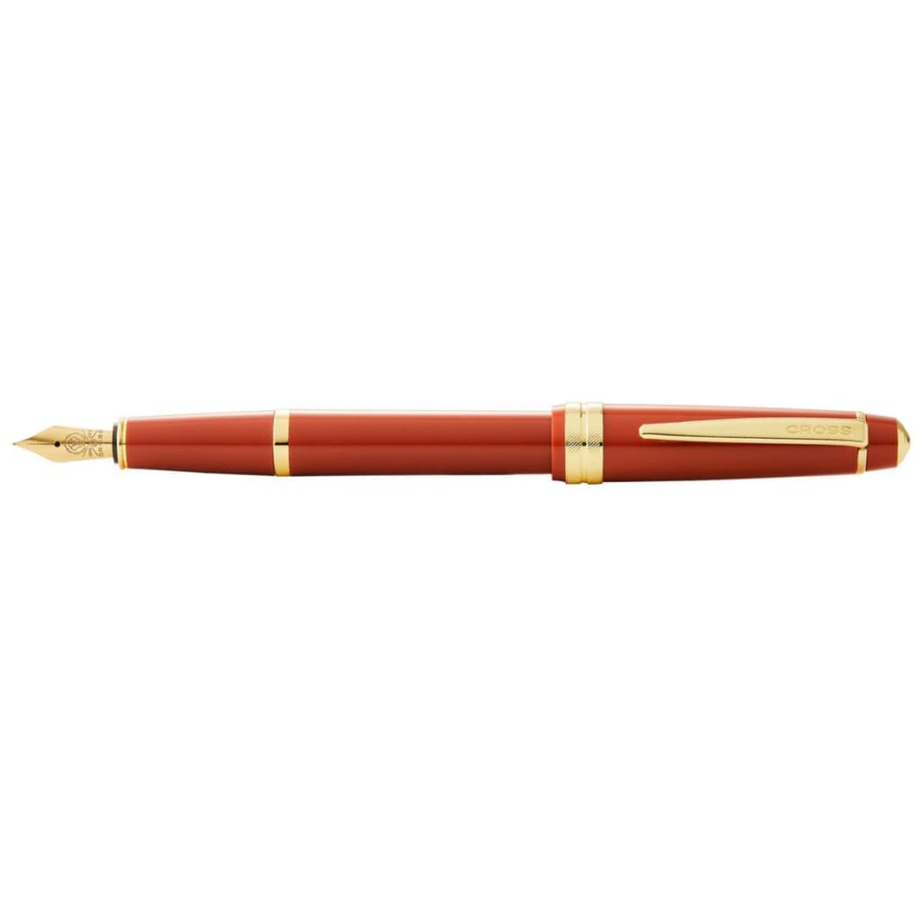 CROSS Bailey Light™ Polished Amber Resin and Gold Tone Medium Nib Fountain Pen