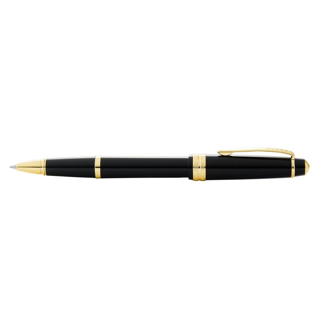 CROSS Bailey Light™ Polished Black Resin and Gold Tone Fine-Tip Rollerball Pen