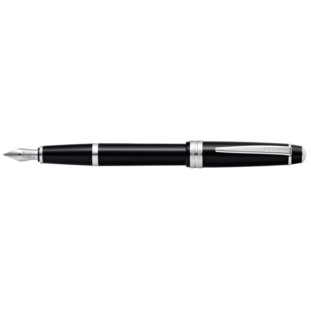CROSS Bailey Light™ Polished Black Resin with Polished Chrome Appointments and Extra-Fine Nib Fountain Pen