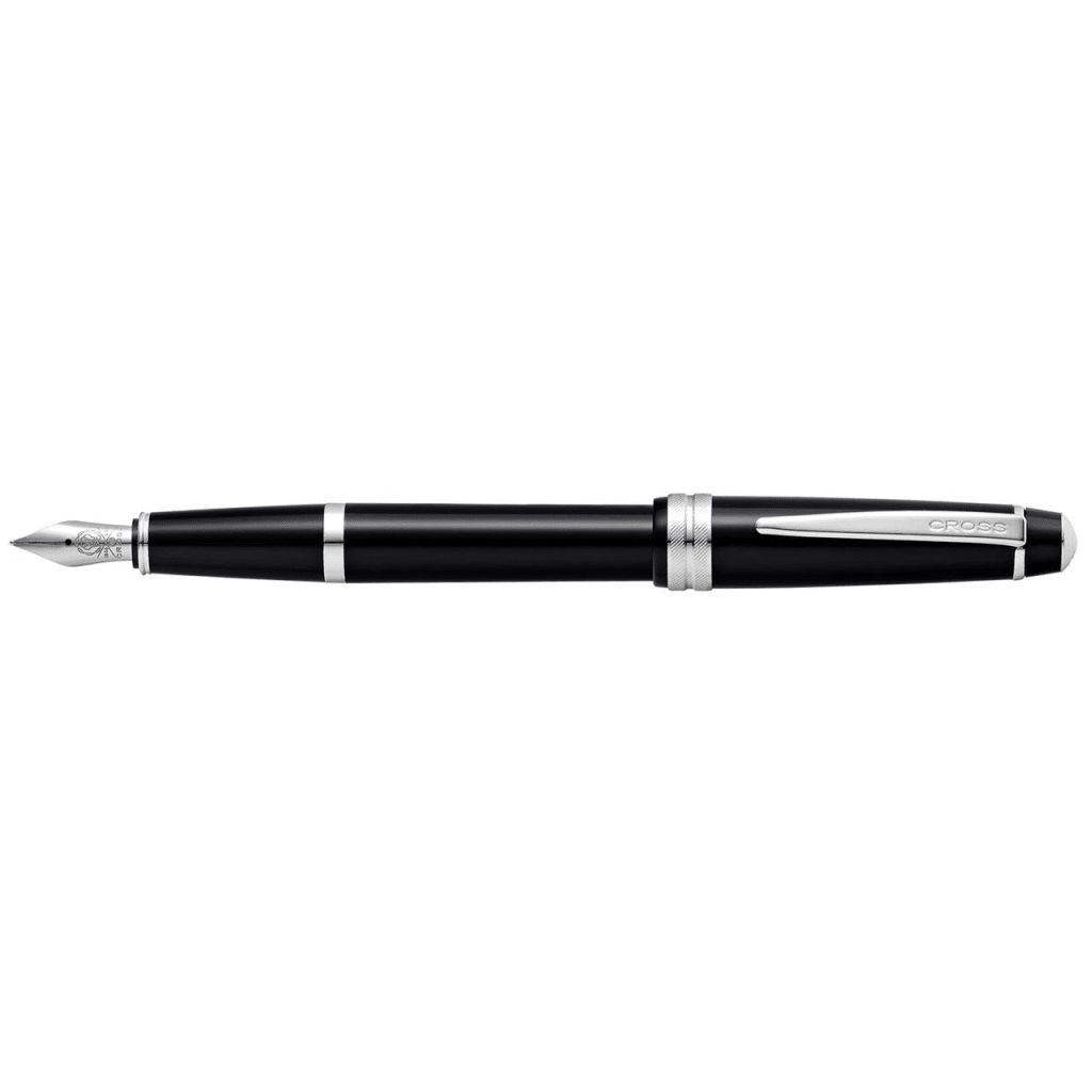 CROSS Bailey Light™ Polished Black Resin with Polished Chrome Appointments and Fine Nib Fountain Pen