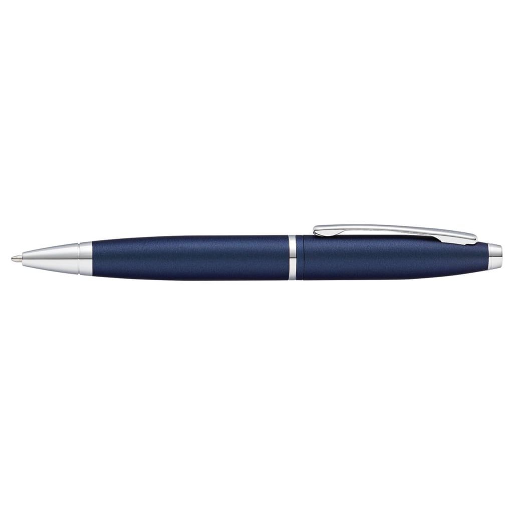CROSS Calais™ Matte Metallic Blue with Polished Chrome Appointments Ballpoint Pen