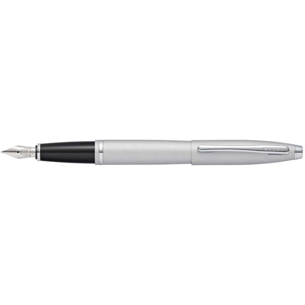 CROSS Calais™ Satin Chrome with Polished Chrome Appointments and Fine Stainless Steel Nib Fountain Pen