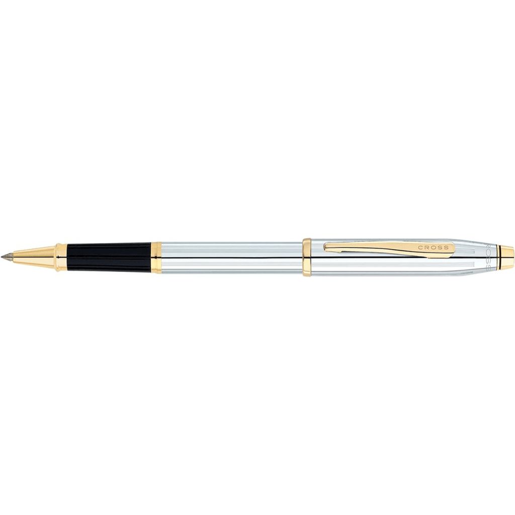 CROSS Century® II Medalist® Polished Chrome with 23KT Gold-Plated Appointments Selectip® Rollerball Pen