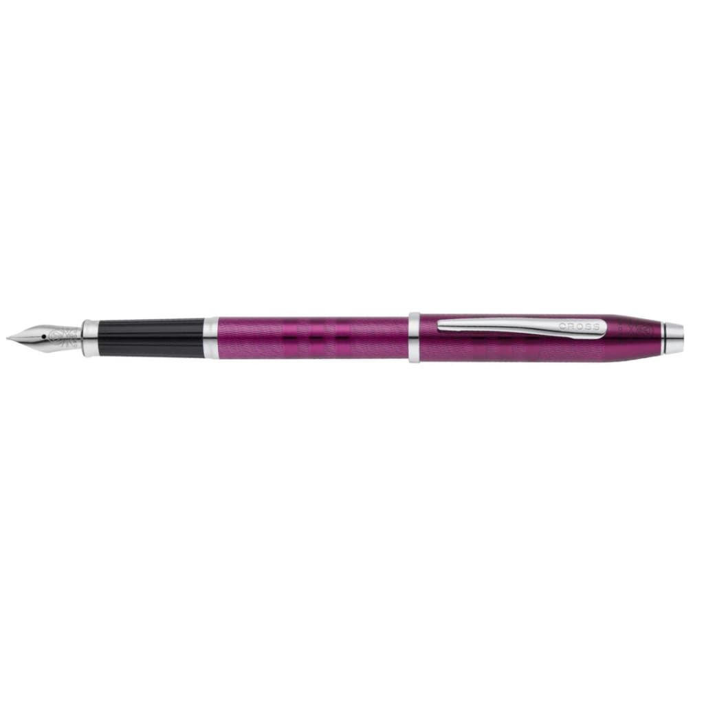 CROSS Century® II Midnight Plum with Polished Chrome Appointments and Stainless Steel Chrome-Plated Fine Nib Fountain Pen