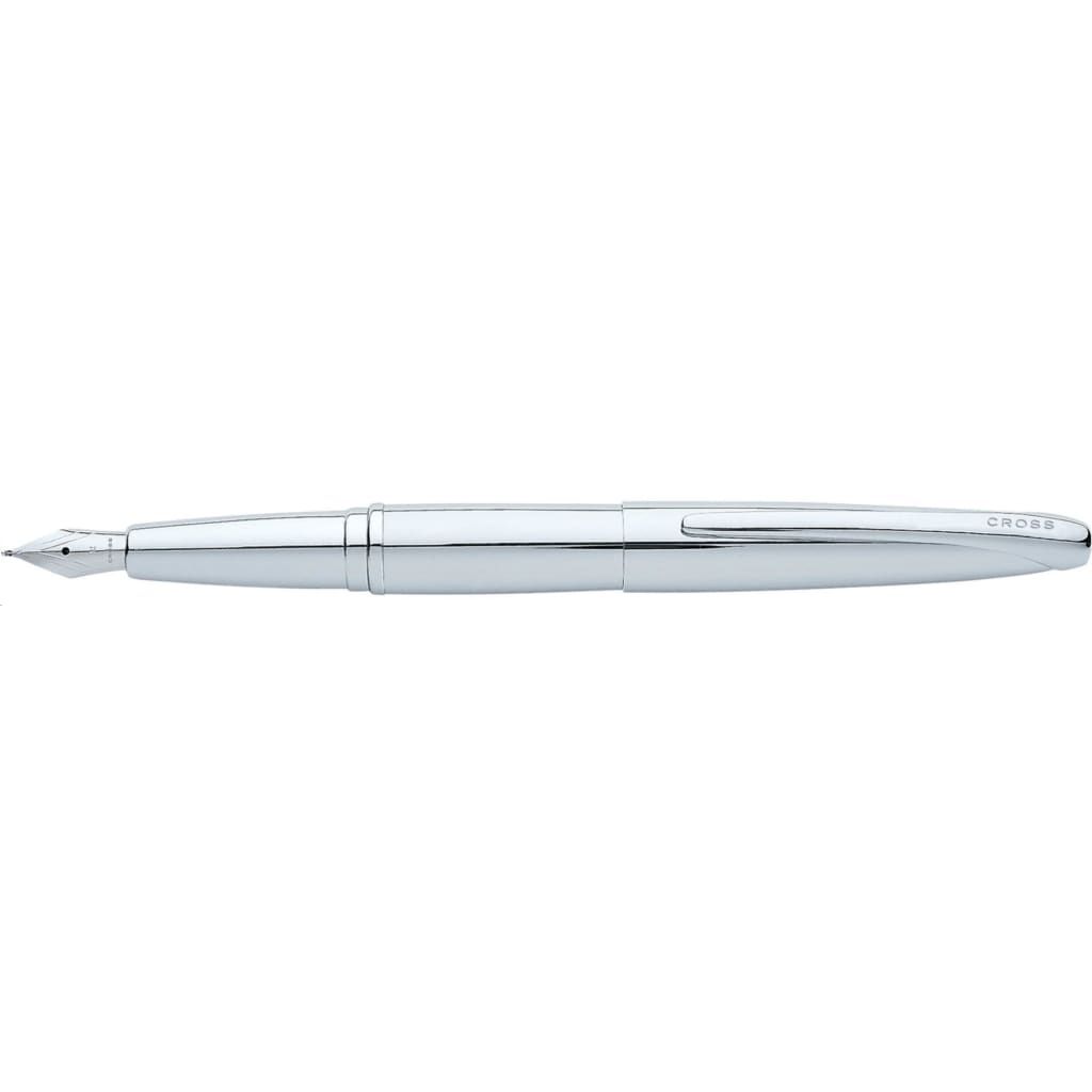CROSS ATX® Pure Chrome with Polished Chrome Appointments and Stainless Steel Extra-Fine Nib Fountain Pen