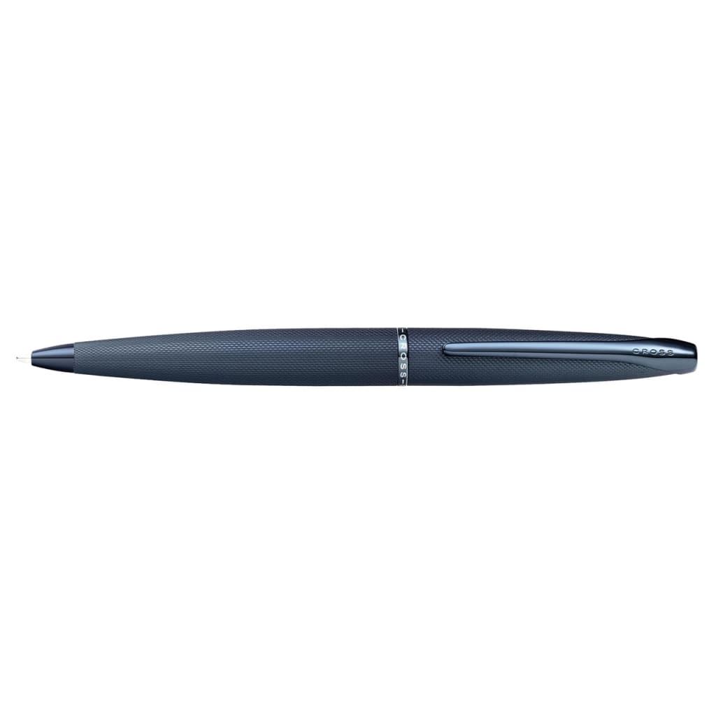 CROSS ATX® Sandblasted Dark Blue PVD Etched Diamond Pattern with Polished Dark Blue PVD Appointments Ballpoint Pen