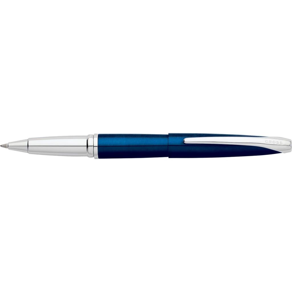 CROSS ATX® Translucent Blue Lacquer with Polished Chrome Appointments Selectip® Rollerball Pen