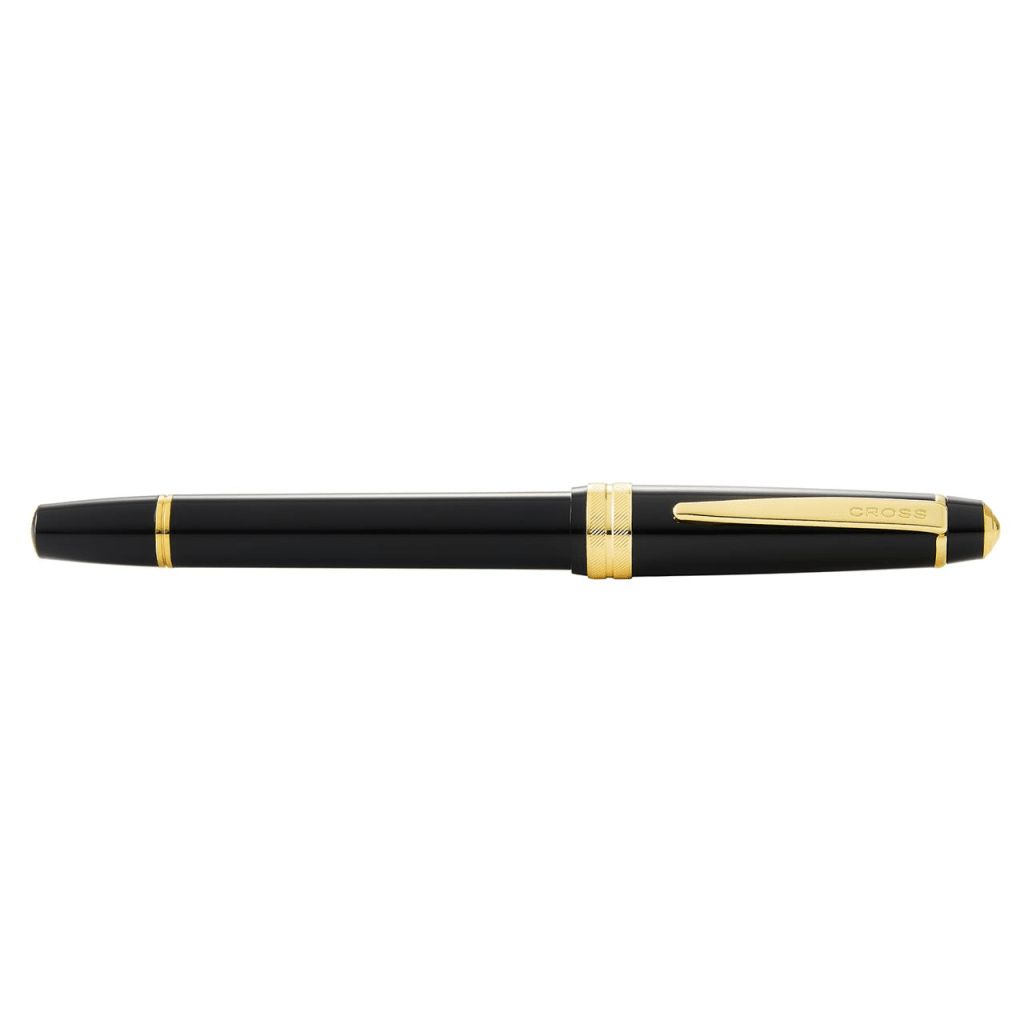 CROSS Bailey Light™ Polished Black Resin and Gold Tone Extra-Fine Nib Fountain Pen