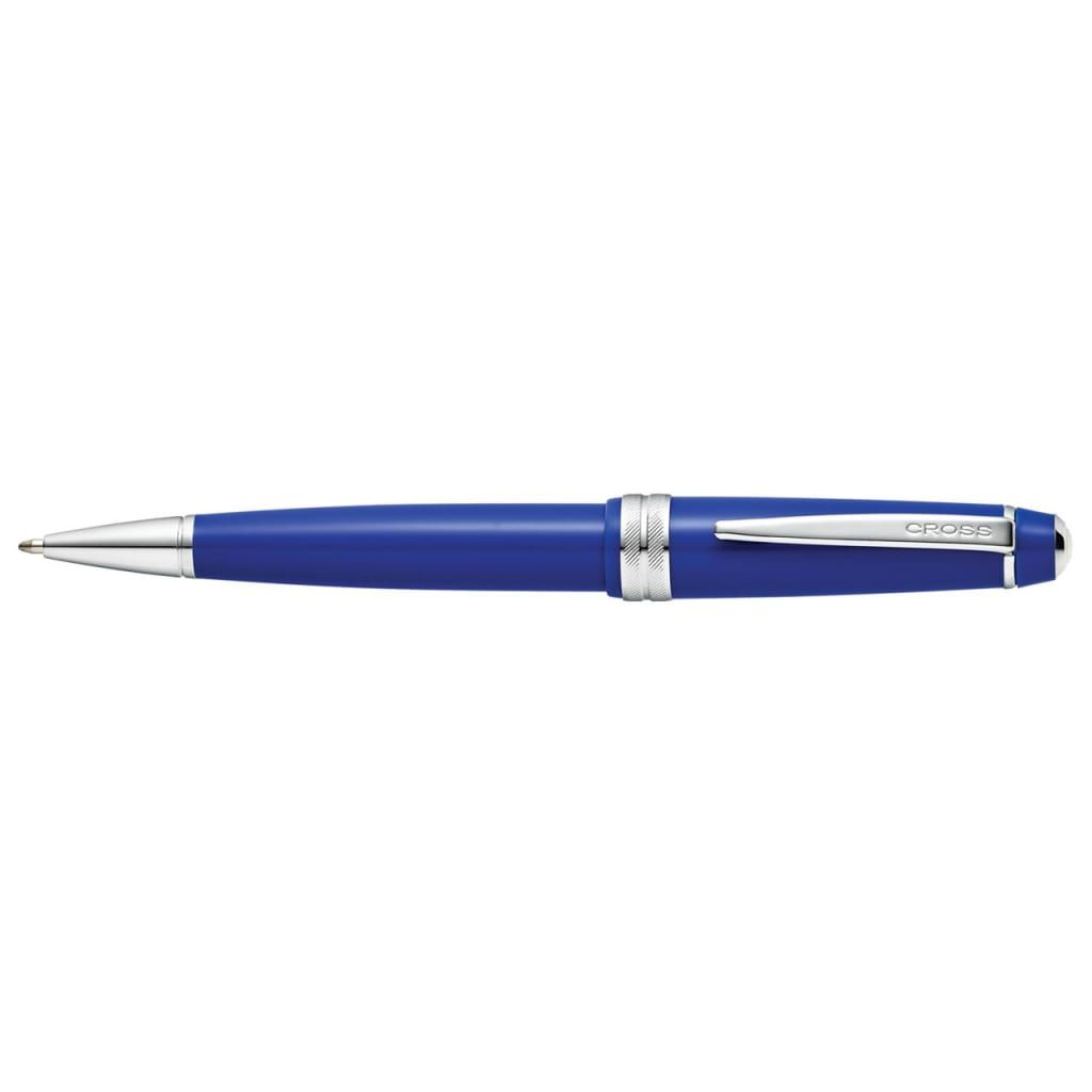 CROSS Bailey Light™ Polished Blue Resin with Polished Chrome Appointments Fine-Tip Ballpoint Pen