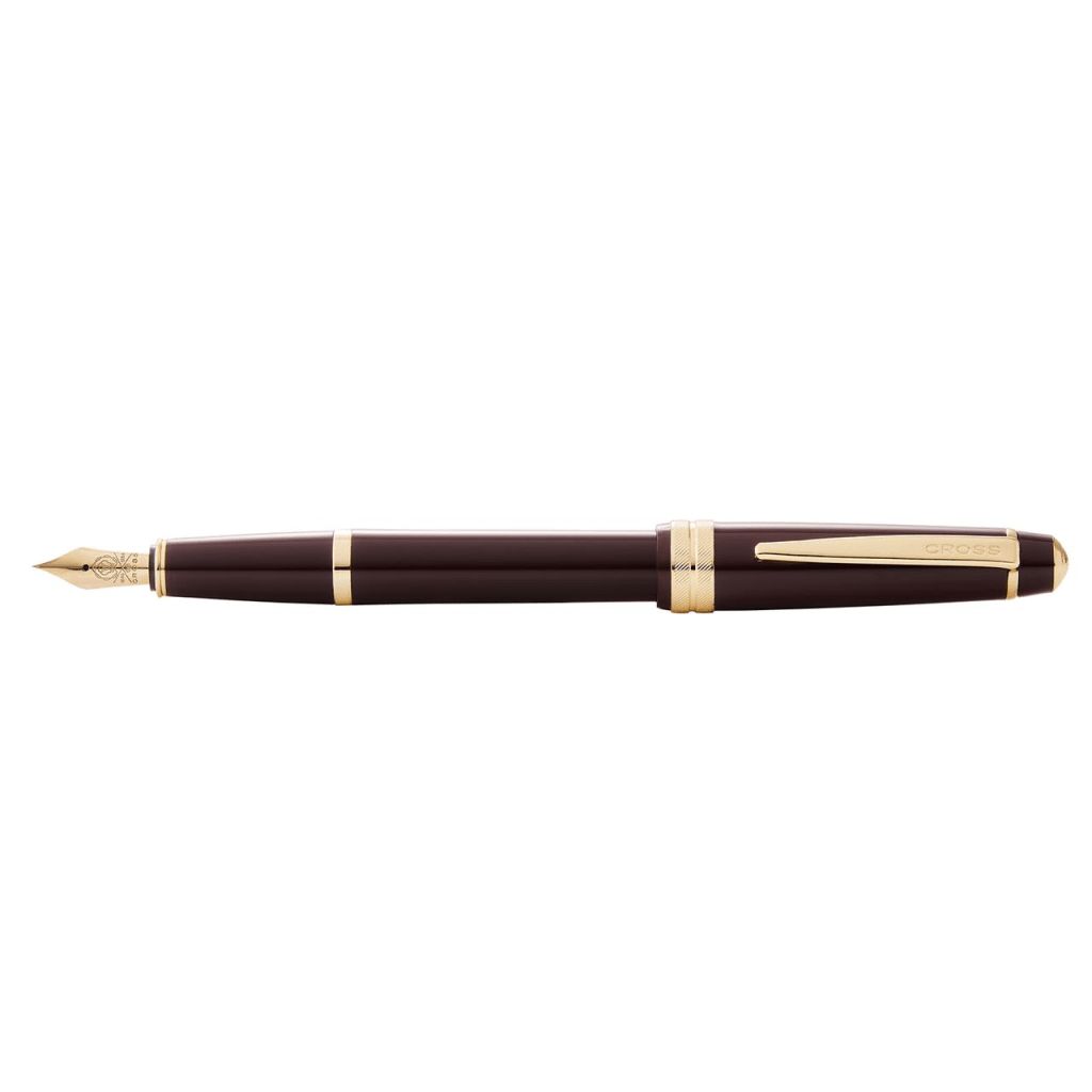 CROSS Bailey Light™ Polished Burgundy Resin and Gold Tone Fine Nib Fountain Pen