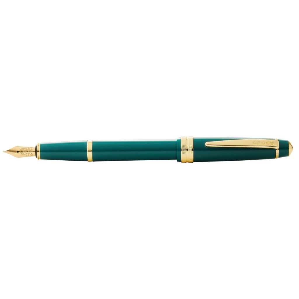 CROSS Bailey Light™ Polished Green Resin and Gold Tone Extra-Fine Nib Fountain Pen