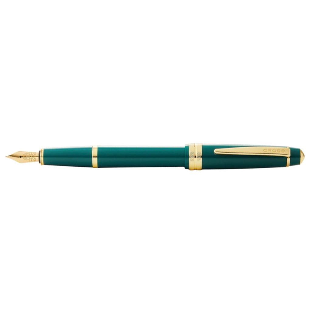 CROSS Bailey Light™ Polished Green Resin and Gold Tone Medium Nib Fountain Pen