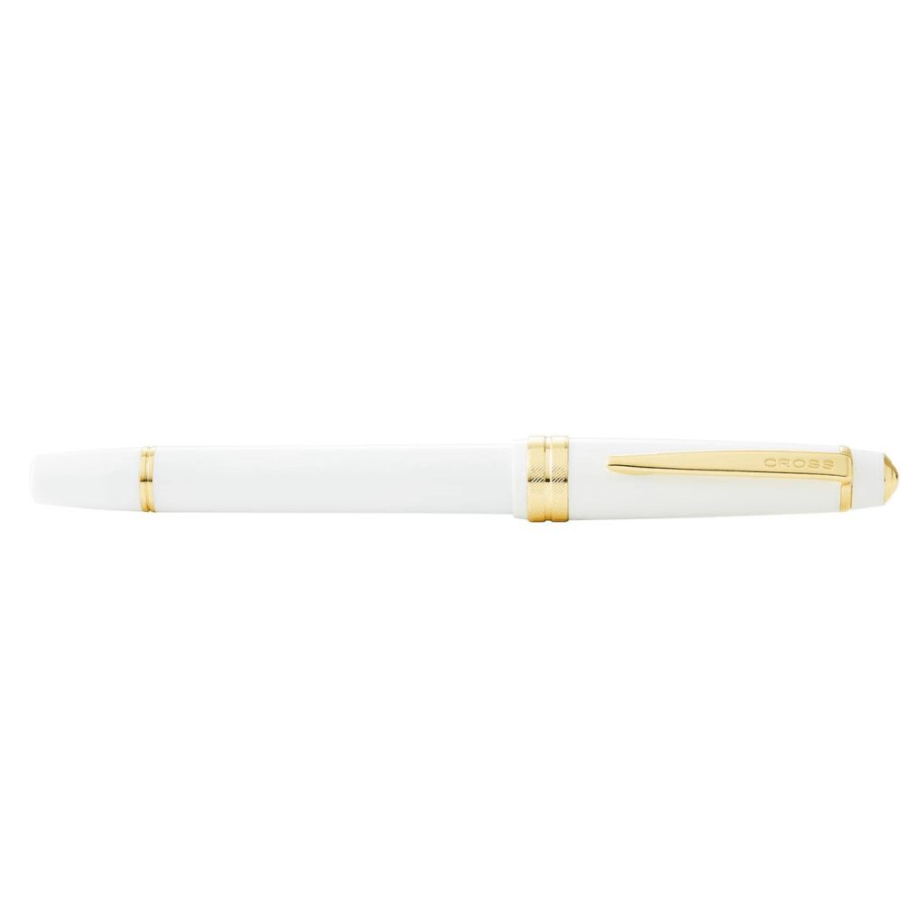 CROSS Bailey Light™ Polished White Resin and Gold Tone Extra-Fine Nib Fountain Pen