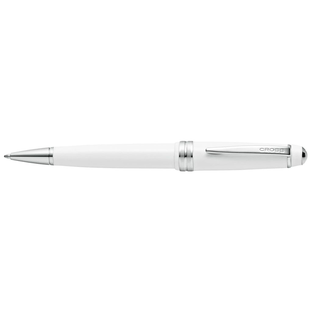 CROSS Bailey Light™ Polished White Resin with Polished Chrome Appointments Fine-Tip Ballpoint Pen