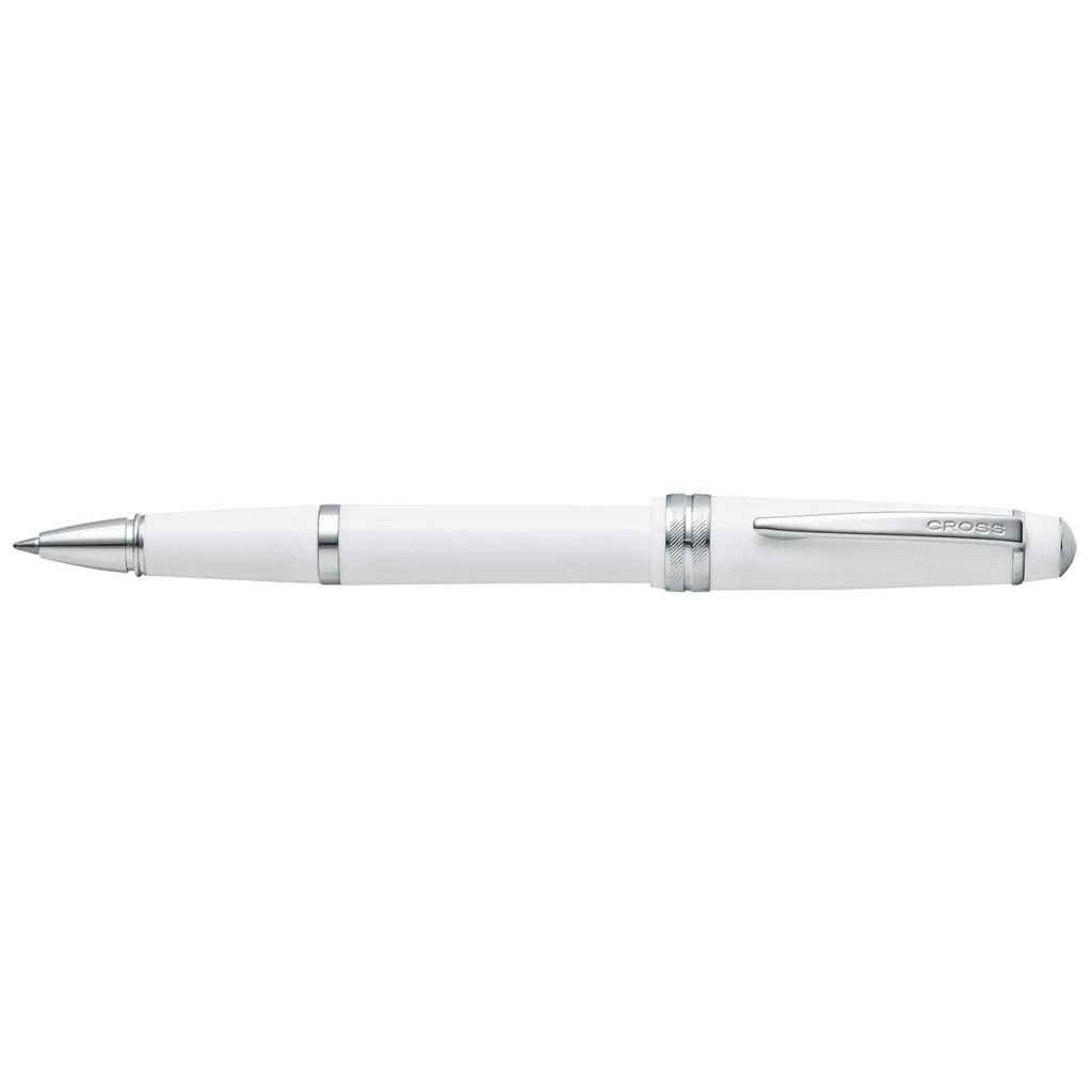 CROSS Bailey Light™ Polished White Resin with Polished Chrome Appointments Fine-Tip Rollerball Pen