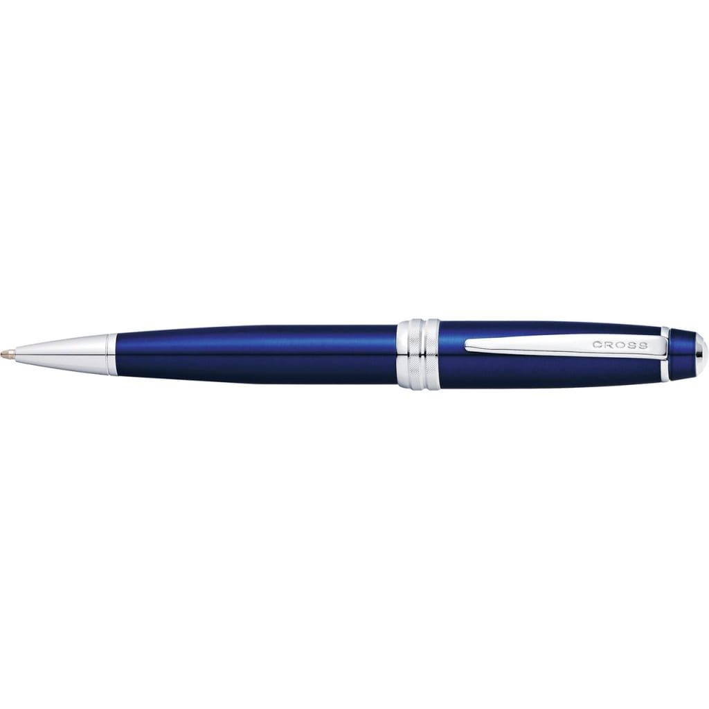 CROSS Bailey™ Blue Lacquer with Polished Chrome Appointment Ballpoint Pen