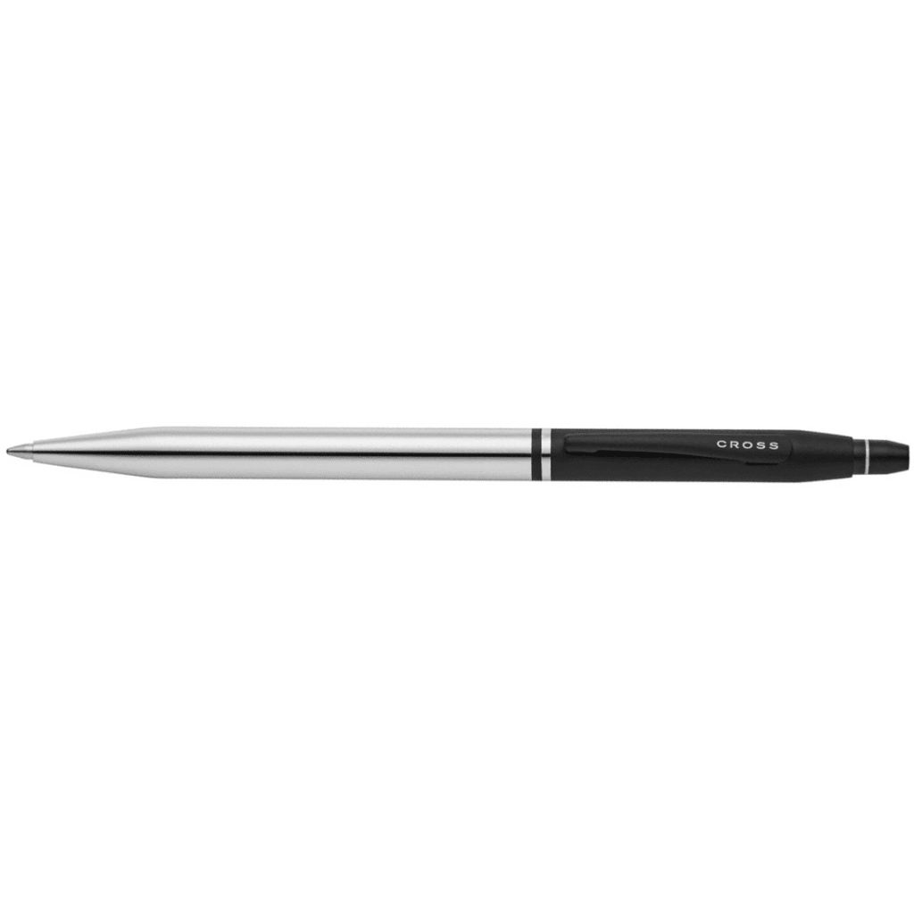 CROSS Click™ Tuxedo Chrome with Black Appointments Ballpoint Pen