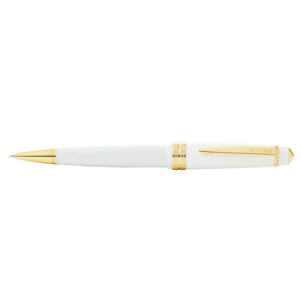 CROSS Bailey Light™ Polished White Resin and Gold Tone Fine-Tip Ballpoint Pen