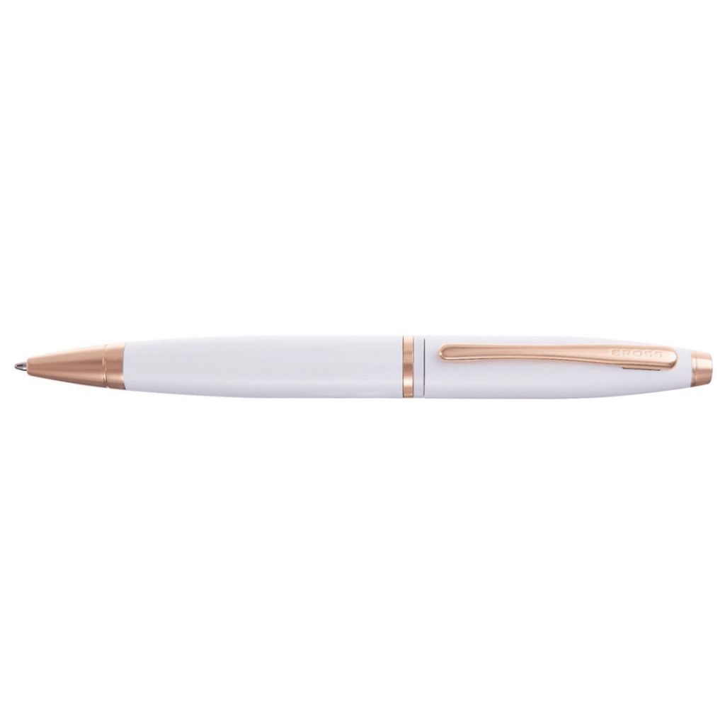 CROSS Calais™ White Lacquer with Rose Gold Plated Appointments Ballpoint Pen